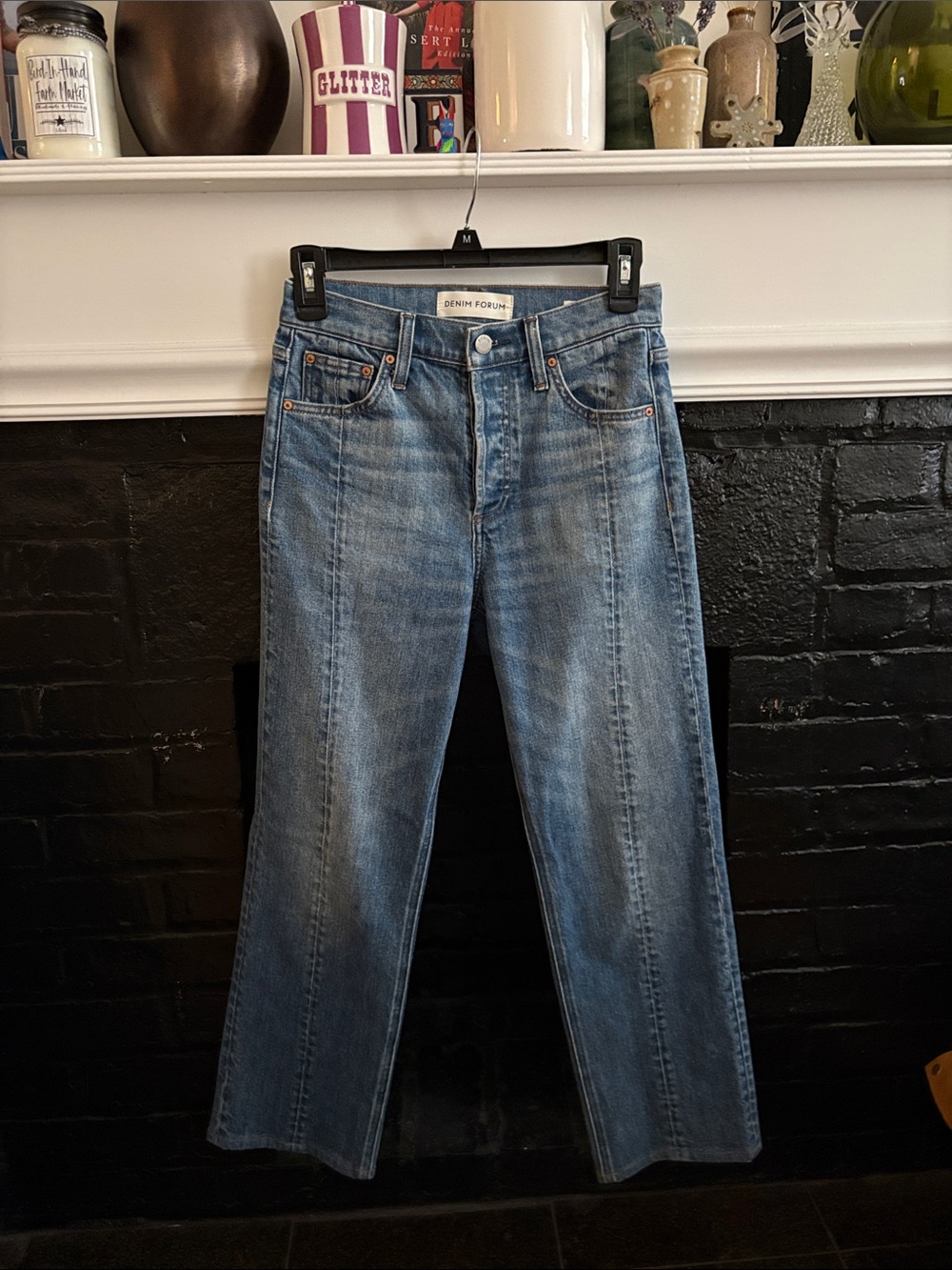 Aritzia Denim Forum Arlo Hi-Rise Straight-Leg Jeans